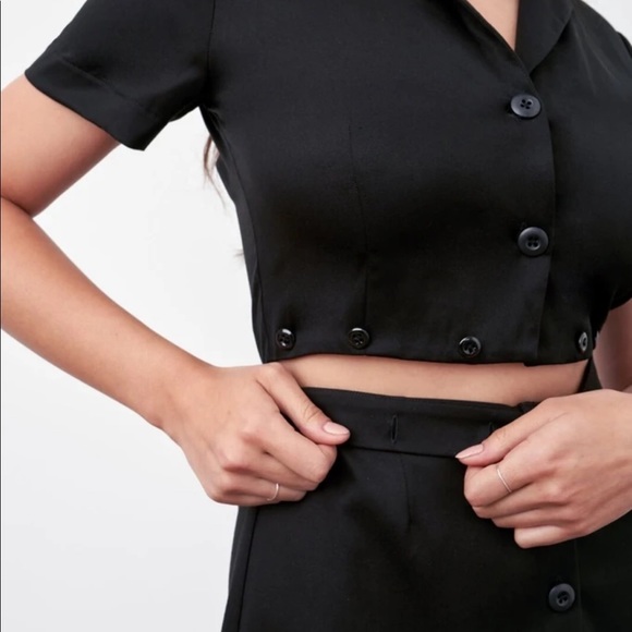 𝅺VETTA The Notch Collar Two Piece Dress  Size 8 - NWT - Picture 2 of 15